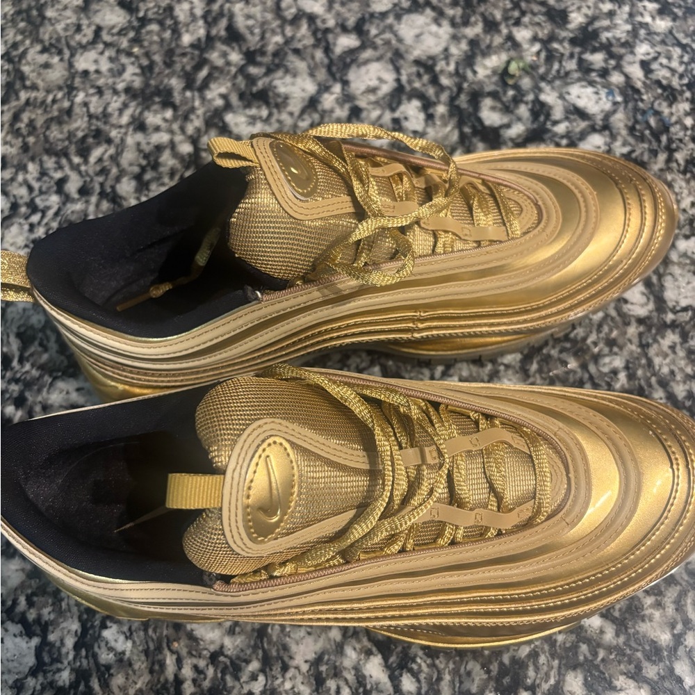 Nike Gold Athletic Shoes